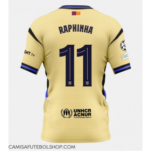 Camisa de time de futebol Barcelona Raphinha Belloli #11 Replicas 2º Equipamento 2025-26 Manga Curta Camisa de time de futebol Barcelona Raphinha Belloli #11 Replicas 2º Equipamento 2025-26 Manga Curta